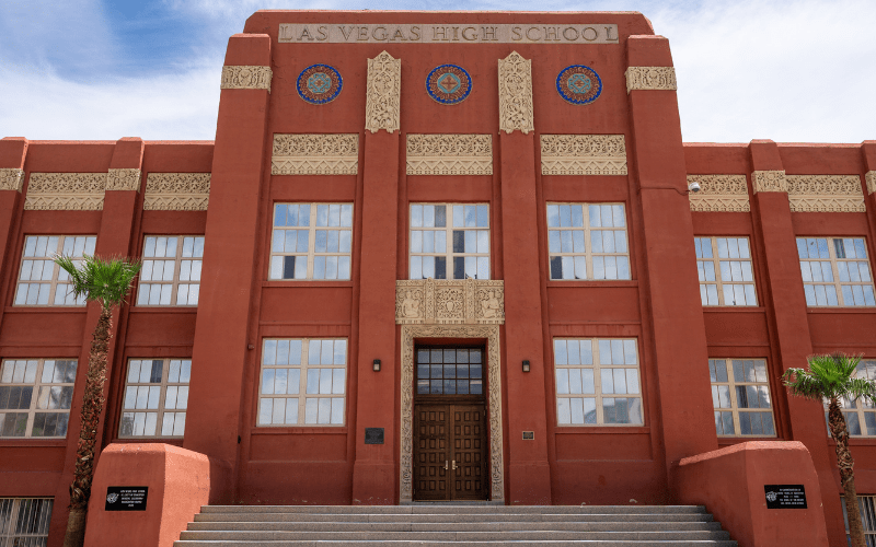 The History of Las Vegas' first high school